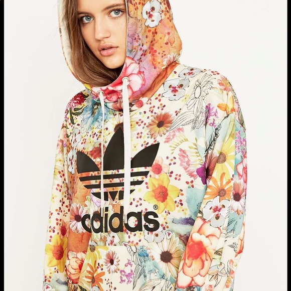 adidas flowers hoodie